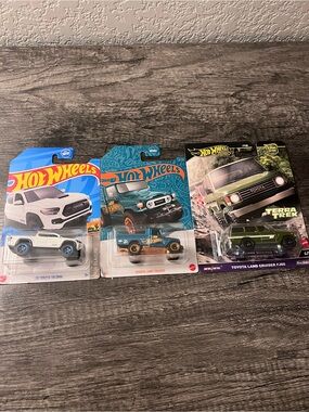 Hot Wheels Toyota Bundle Tacoma Land Cruiser FJ60 Premium Lot